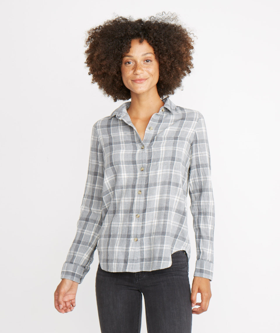 Meadow Button Down Grey