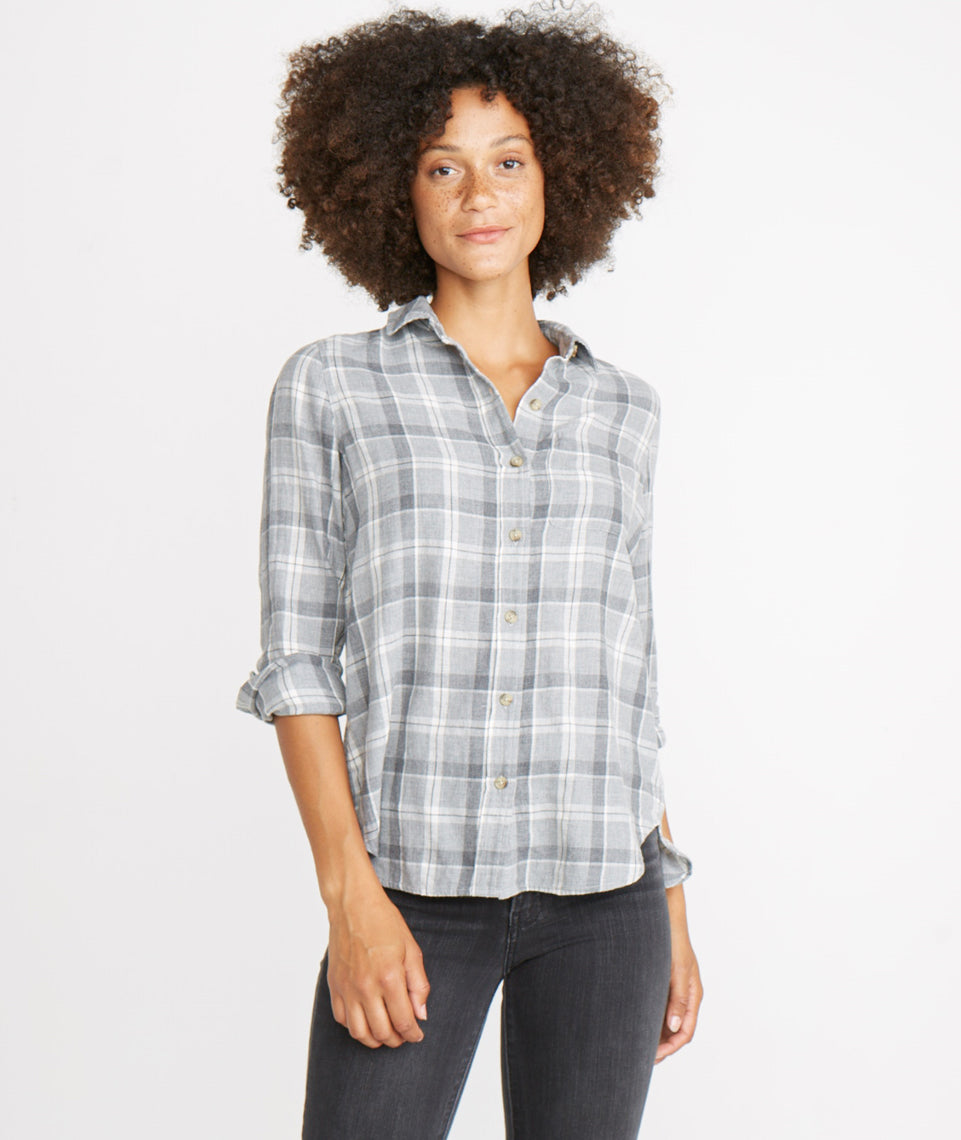 Meadow Button Down Grey