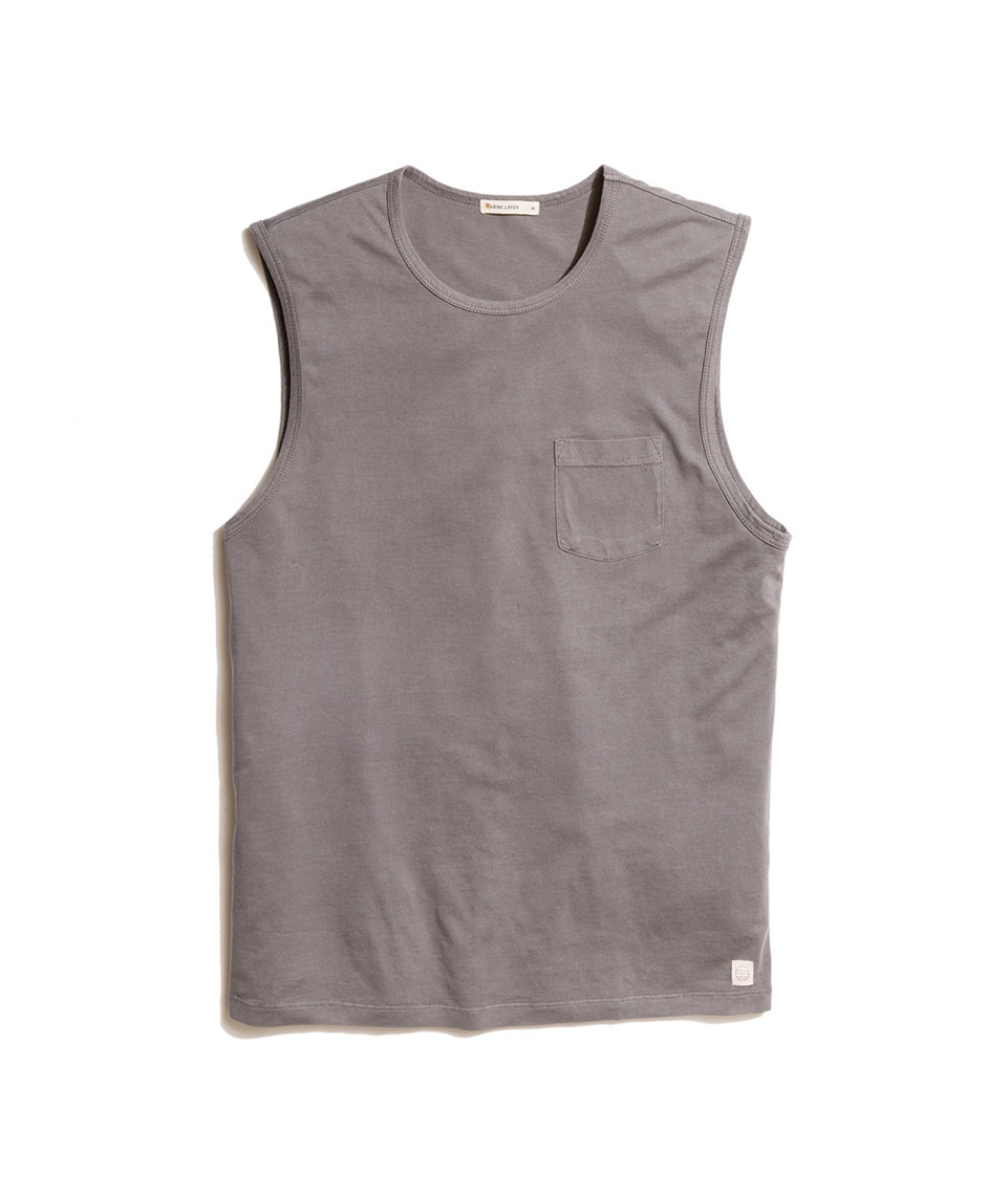 Arturo Muscle Tank Faded Black