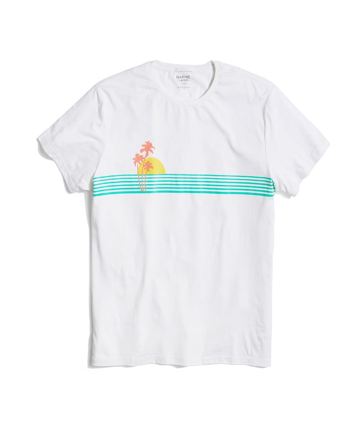 Palm Sunset Tee – Marine Layer