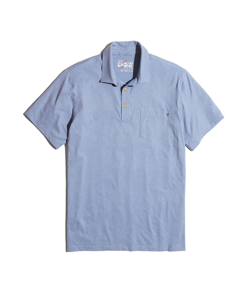 Palmer Sport Polo Blue Heather