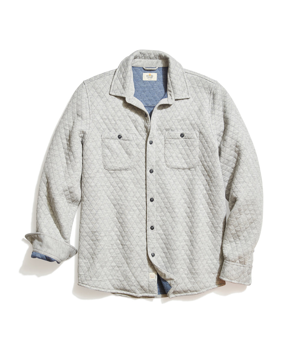 Filbert Quilted Overshirt