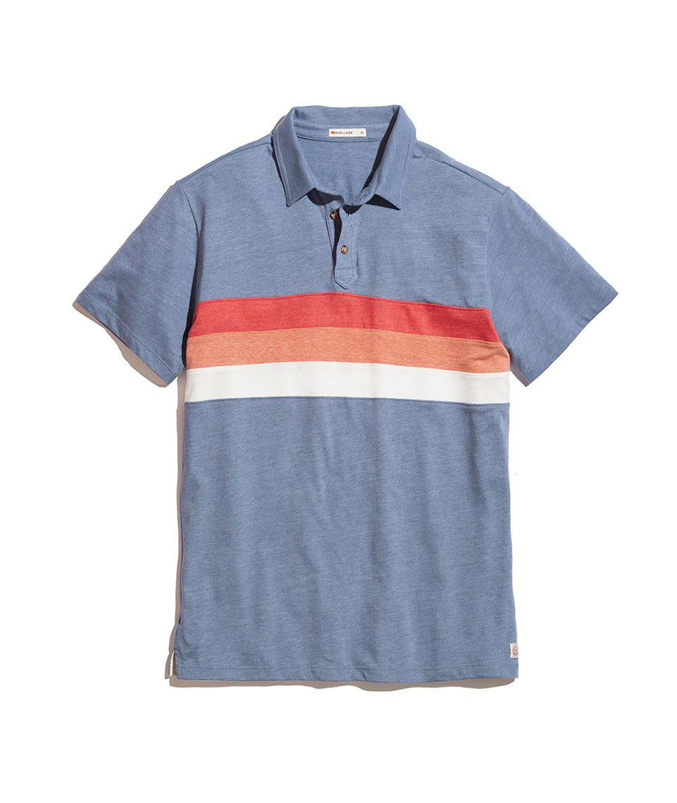 Lucas Polo Navy Colorblock