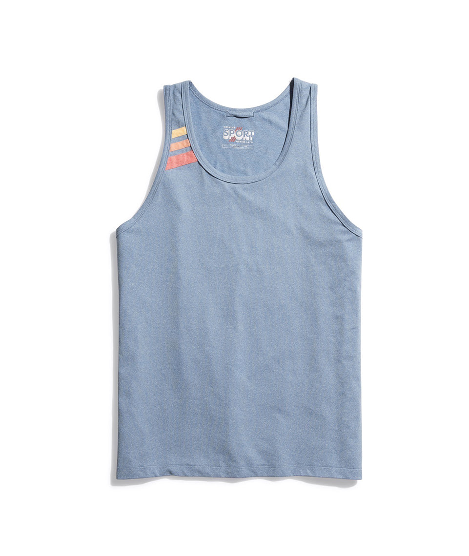 Sport Tank Blue Heather