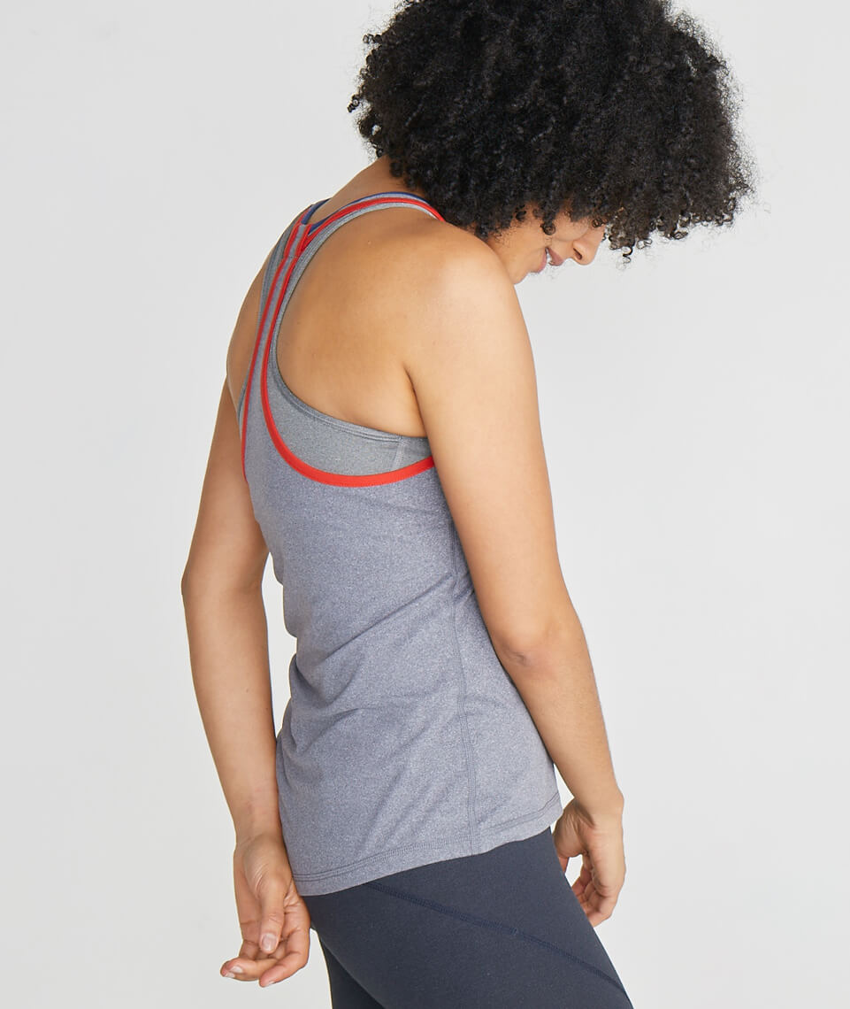 Steffi Racerback Tank Raven