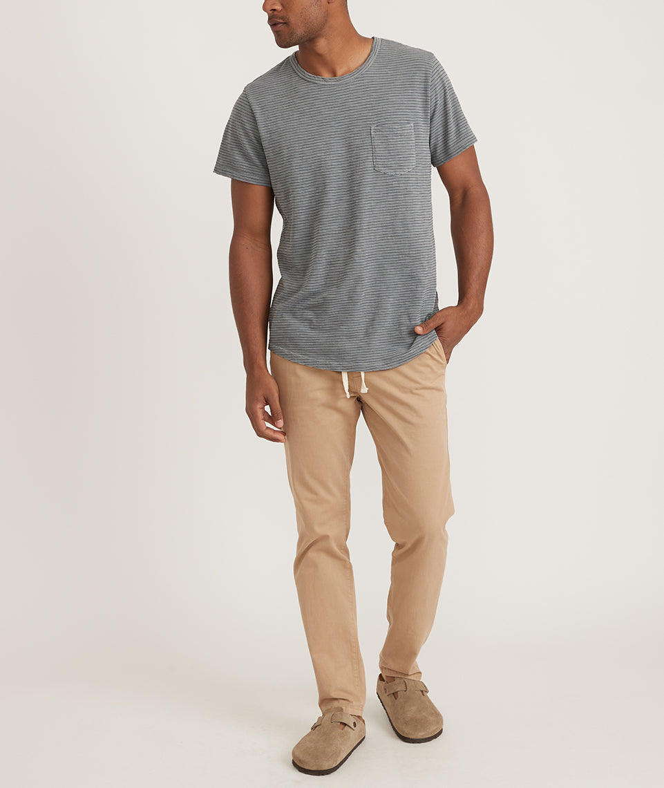 Saddle Hem Pocket Tee Monument