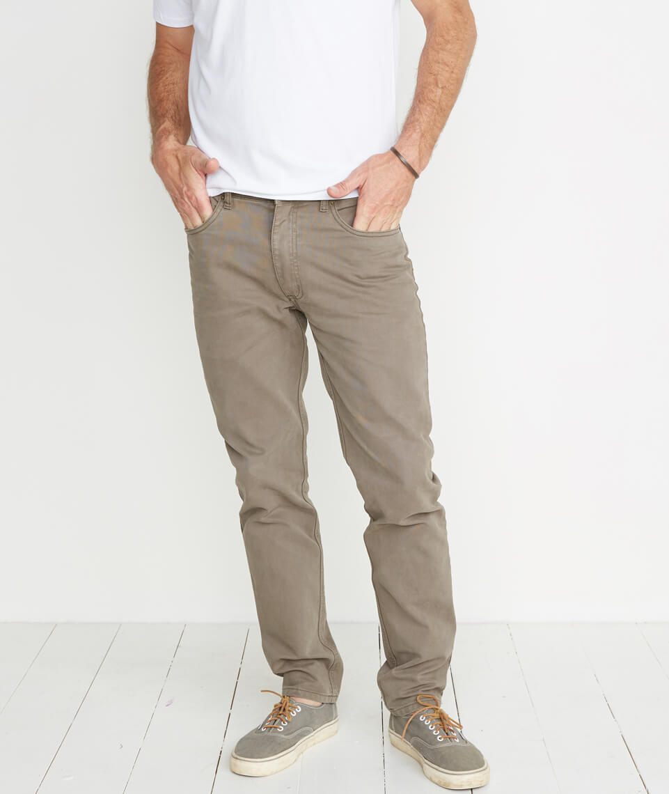 Beck 5 Pocket Pant Worn Olive