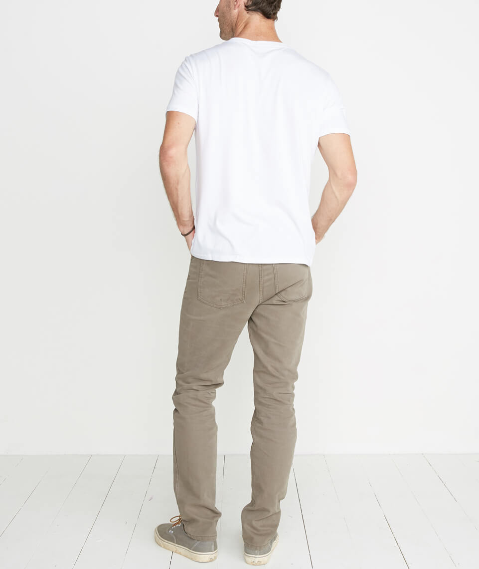 Beck 5 Pocket Pant Worn Olive