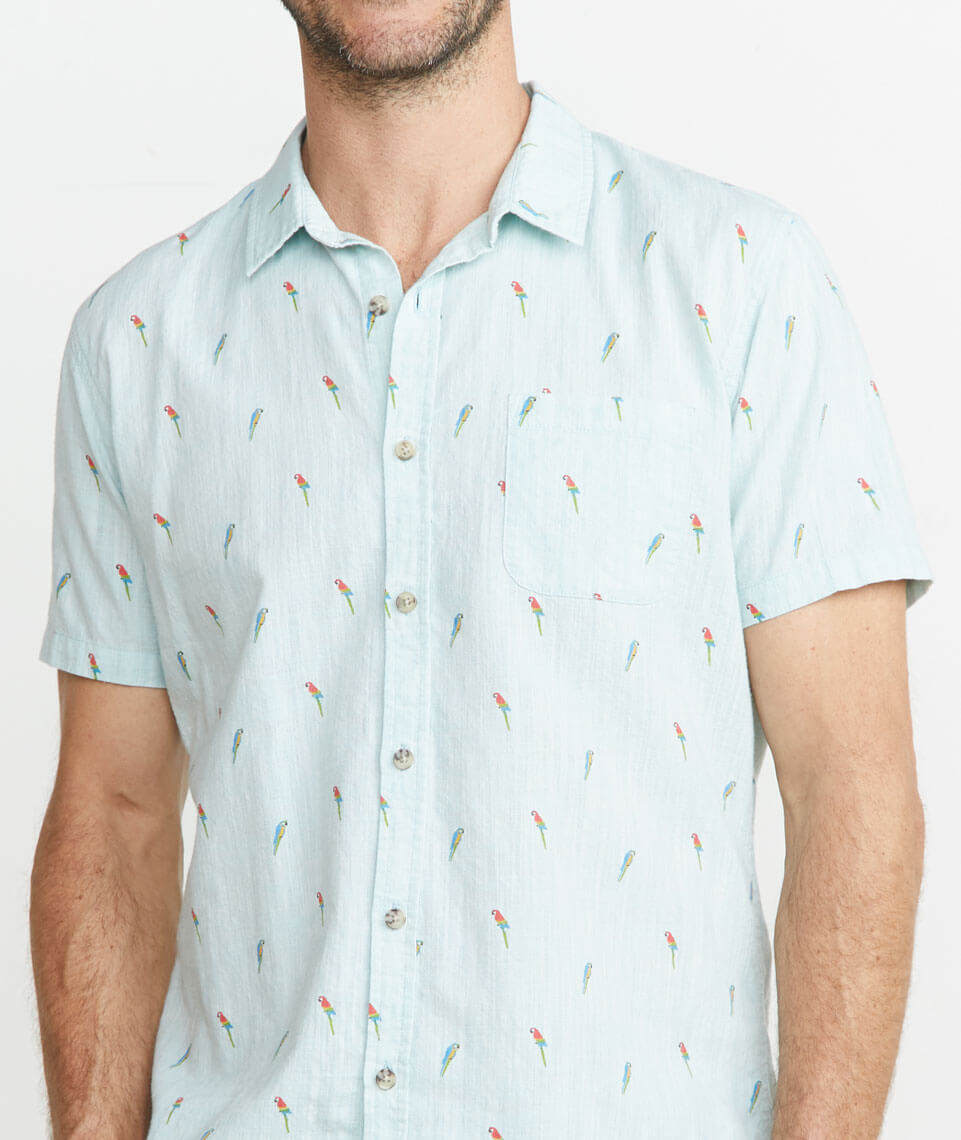 Parrot Button Down