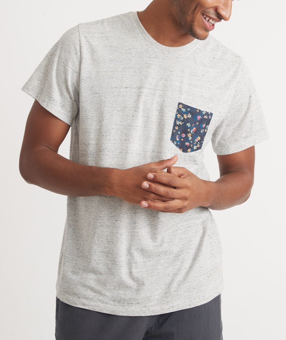 Signature Pocket Tee Ash Heather