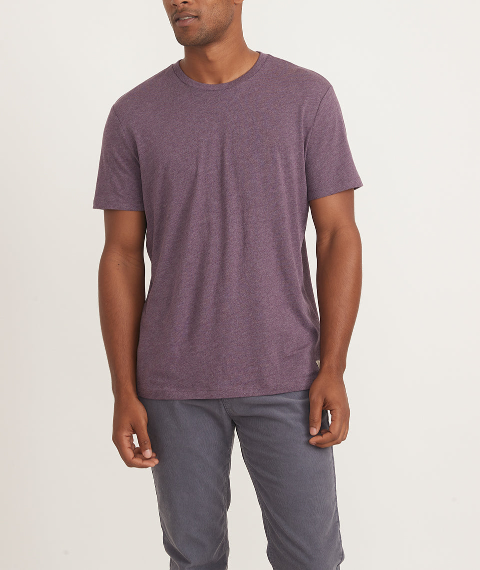 Signature Crew Tee Heather Purple