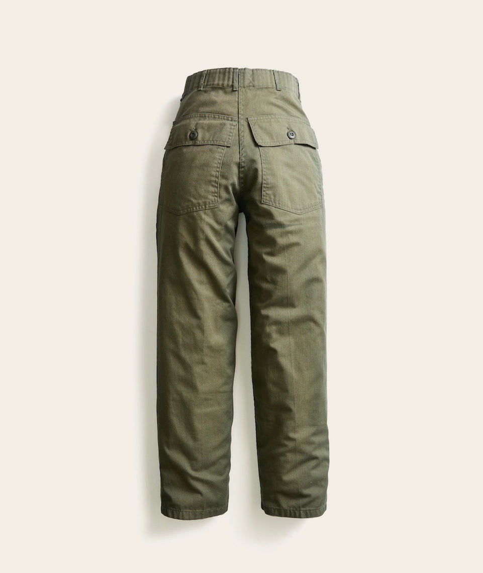 Military Trouser in Light Green