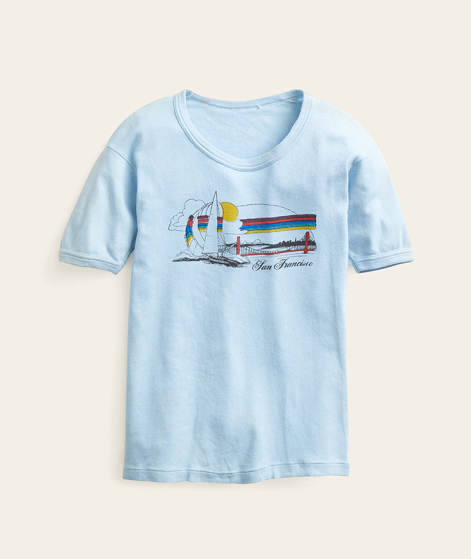 San Francisco Baby Blue Tee