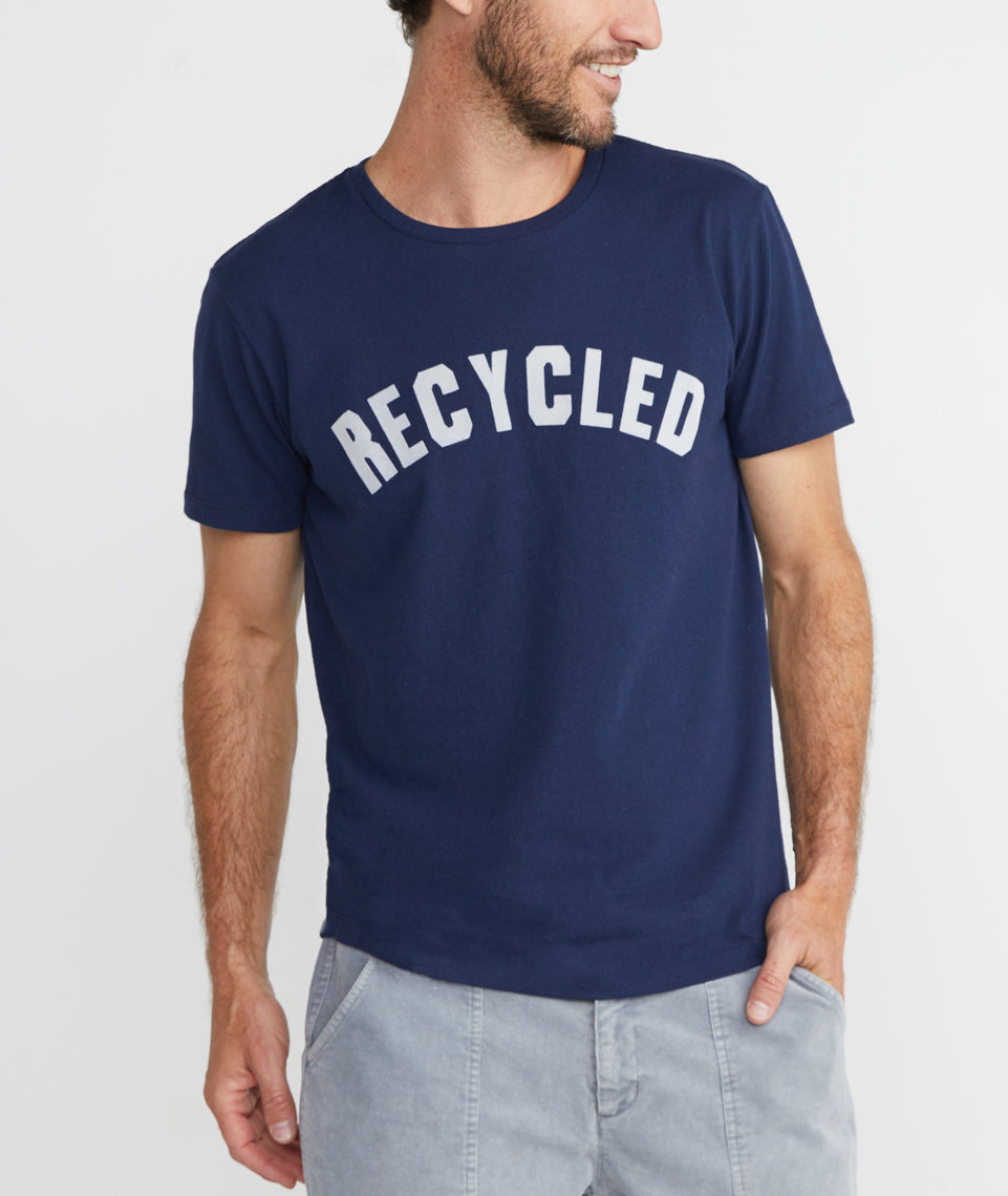 Re-Spun Recycled Tee Navy