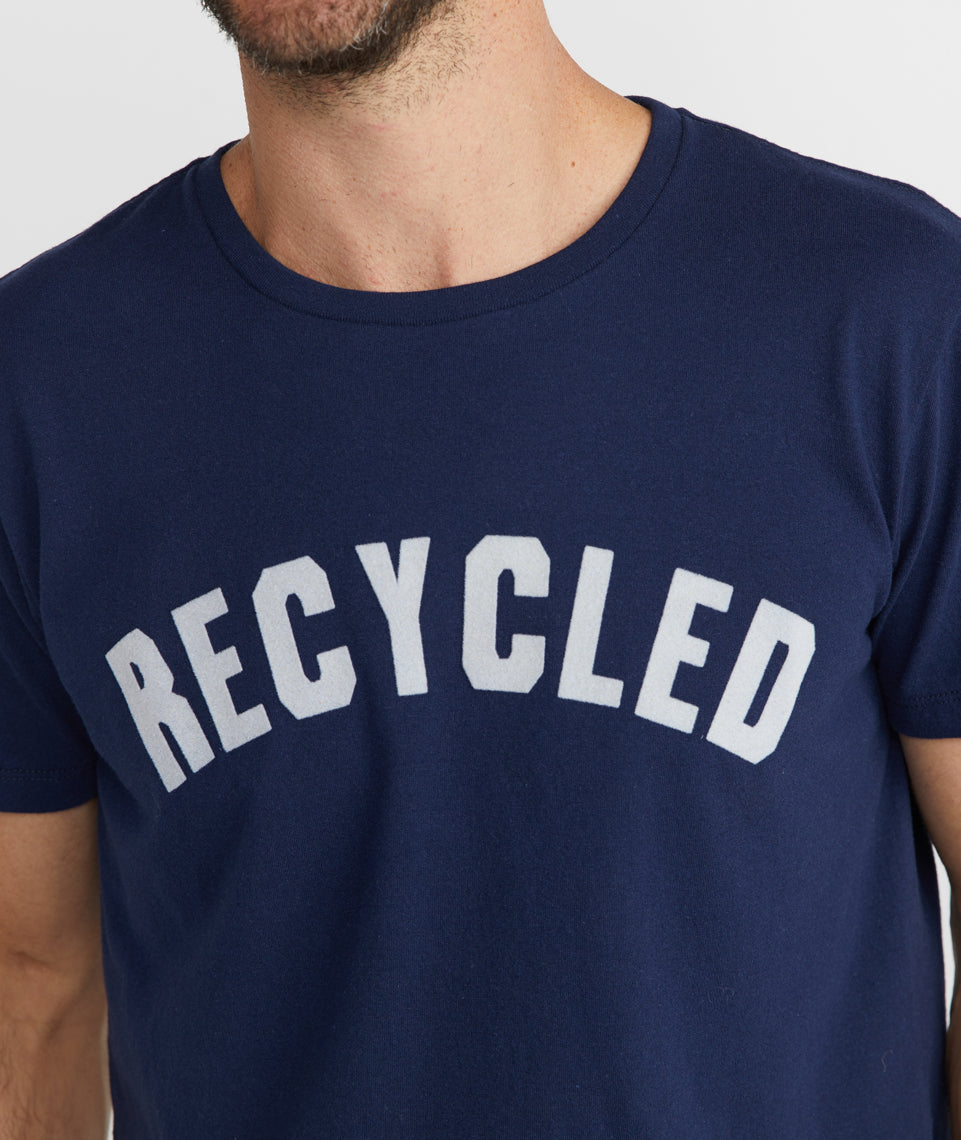 Re-Spun Recycled Tee Navy