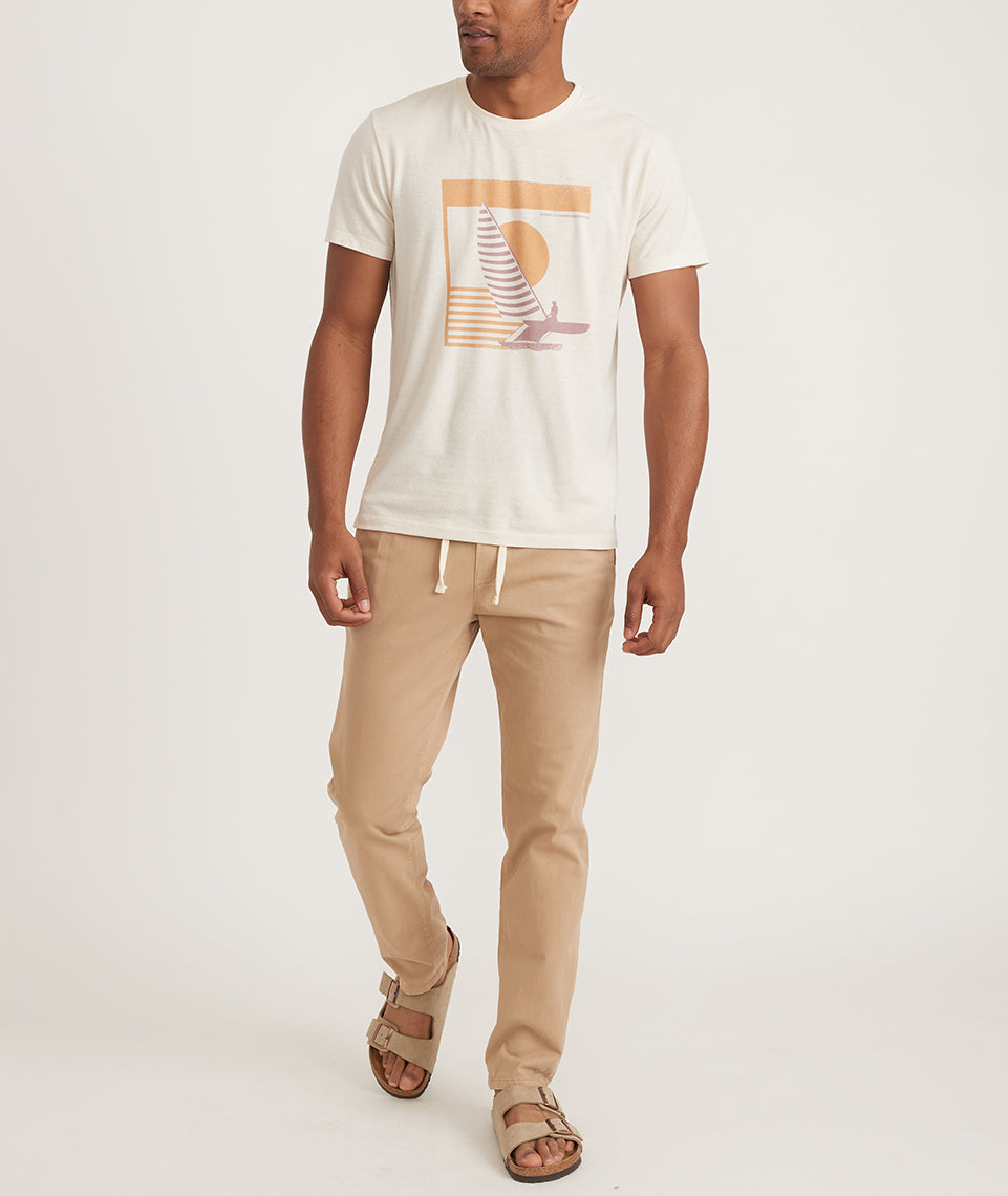 Re-Spun Graphic Tee Natural