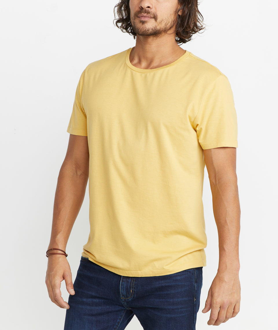 Signature Crewneck Yellow Ochre