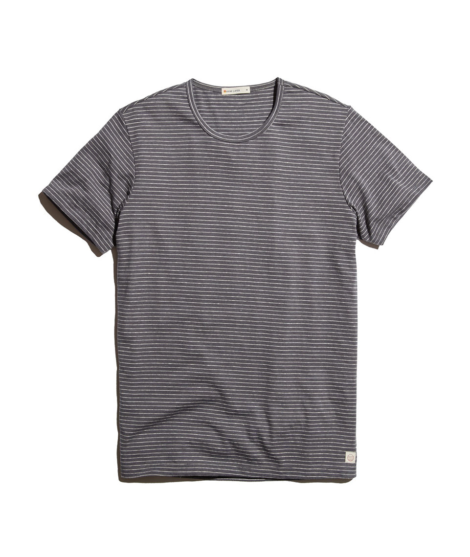 Signature Crewneck Grey Stripe