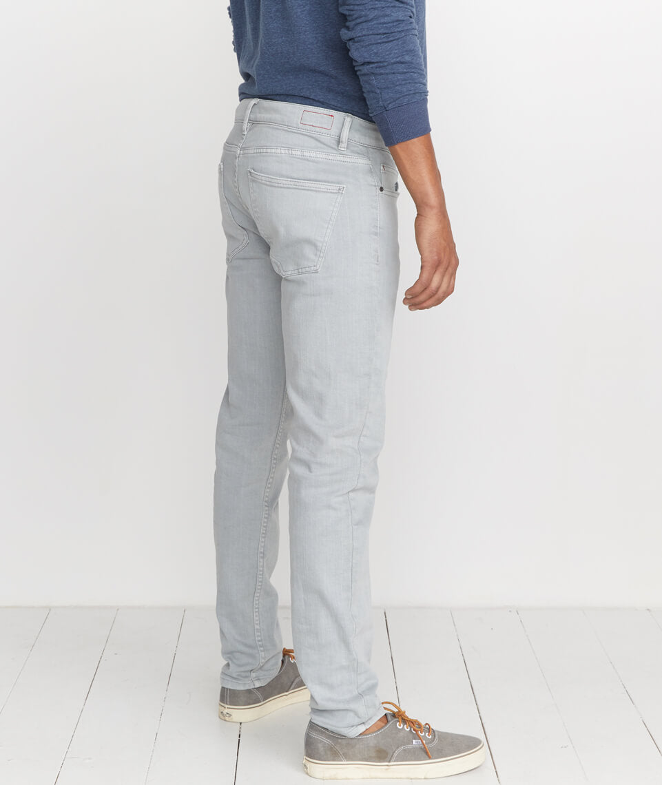 5 Pocket Slim Fit Pant Light Grey