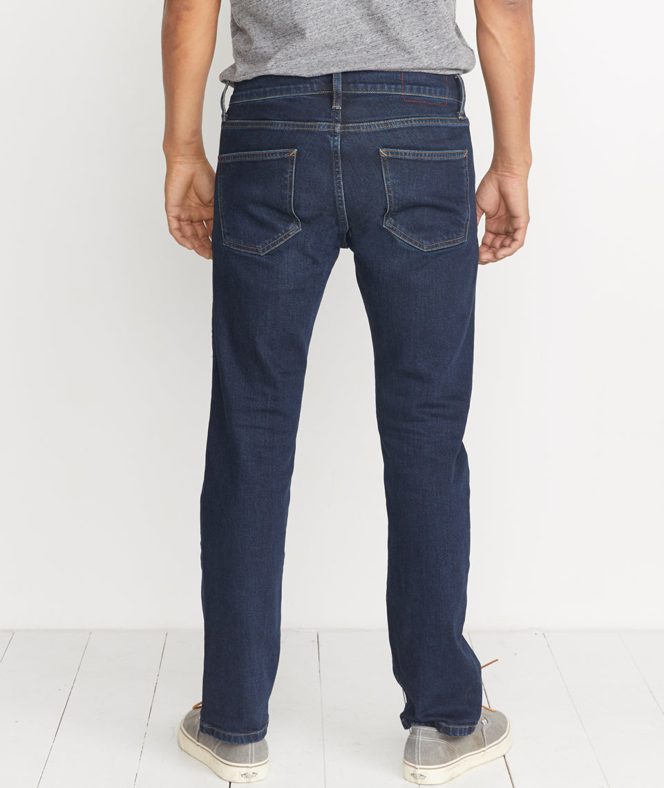 Tailored Fit Jeans-Dark Indigo