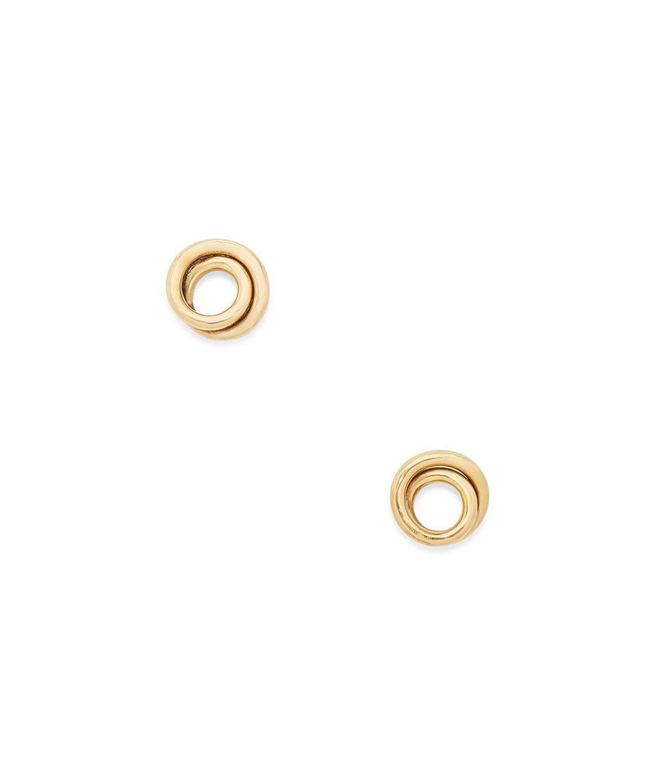 Soko Linea Studs in Brass