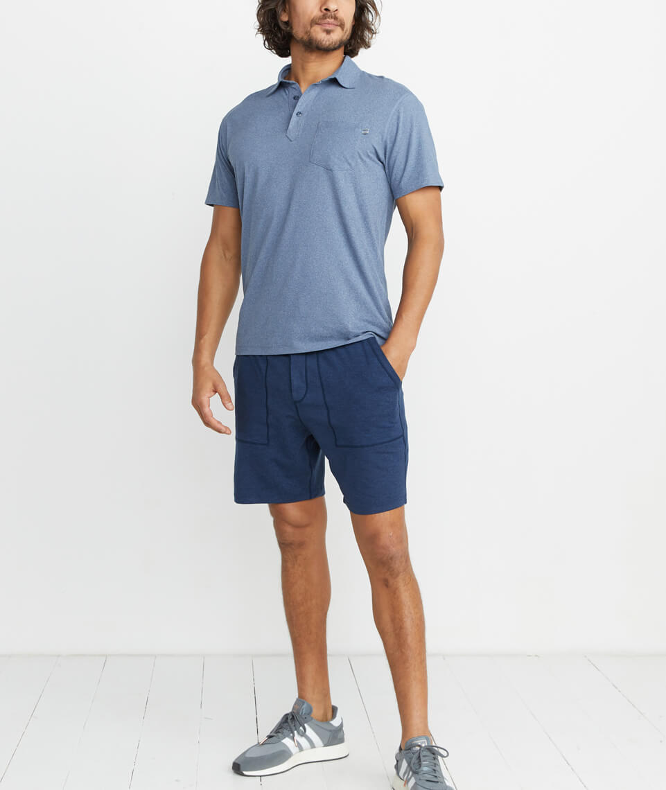 Palmer Sport Polo Navy Heather