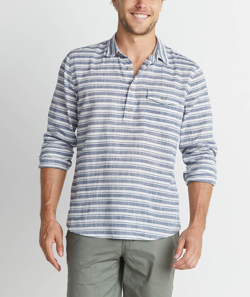 Storey Popover Blue Stripe