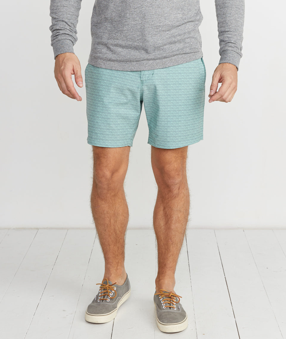 Summer Short Green Print