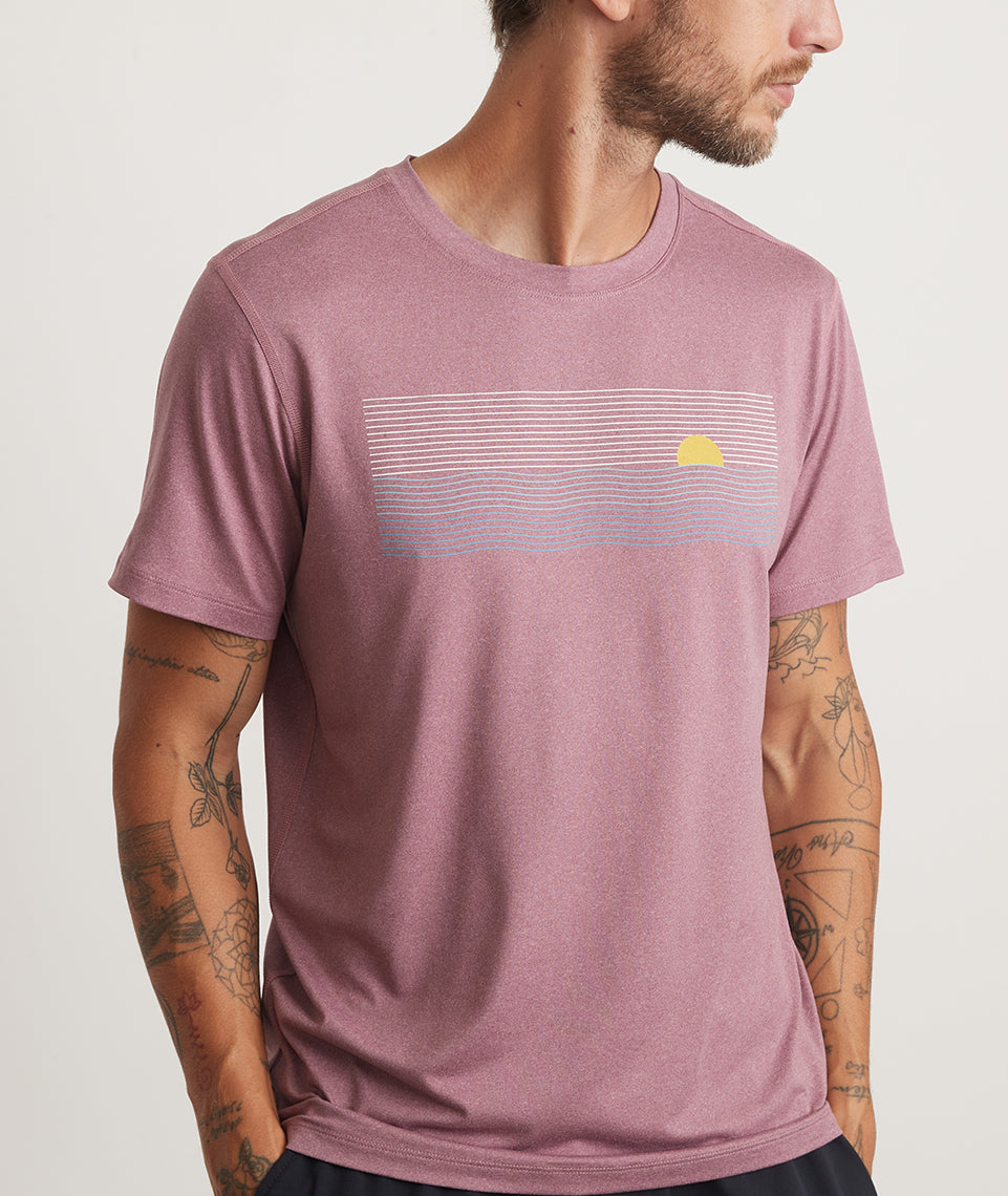 Marine Layer Sport Graphic Tee in Midnight Navy