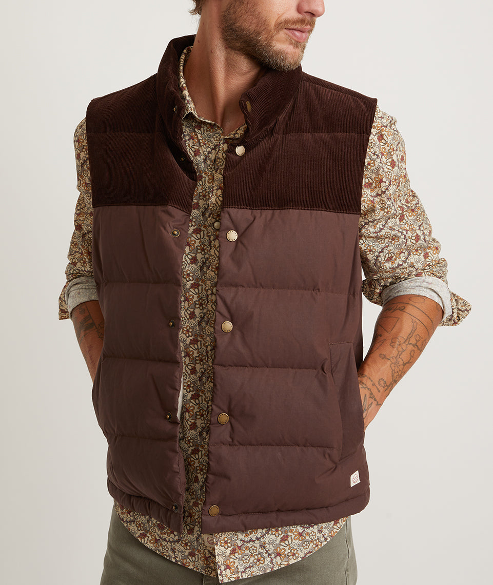 □SIZESPECCaledoor Lavalan insulation Vest #Brown - その他