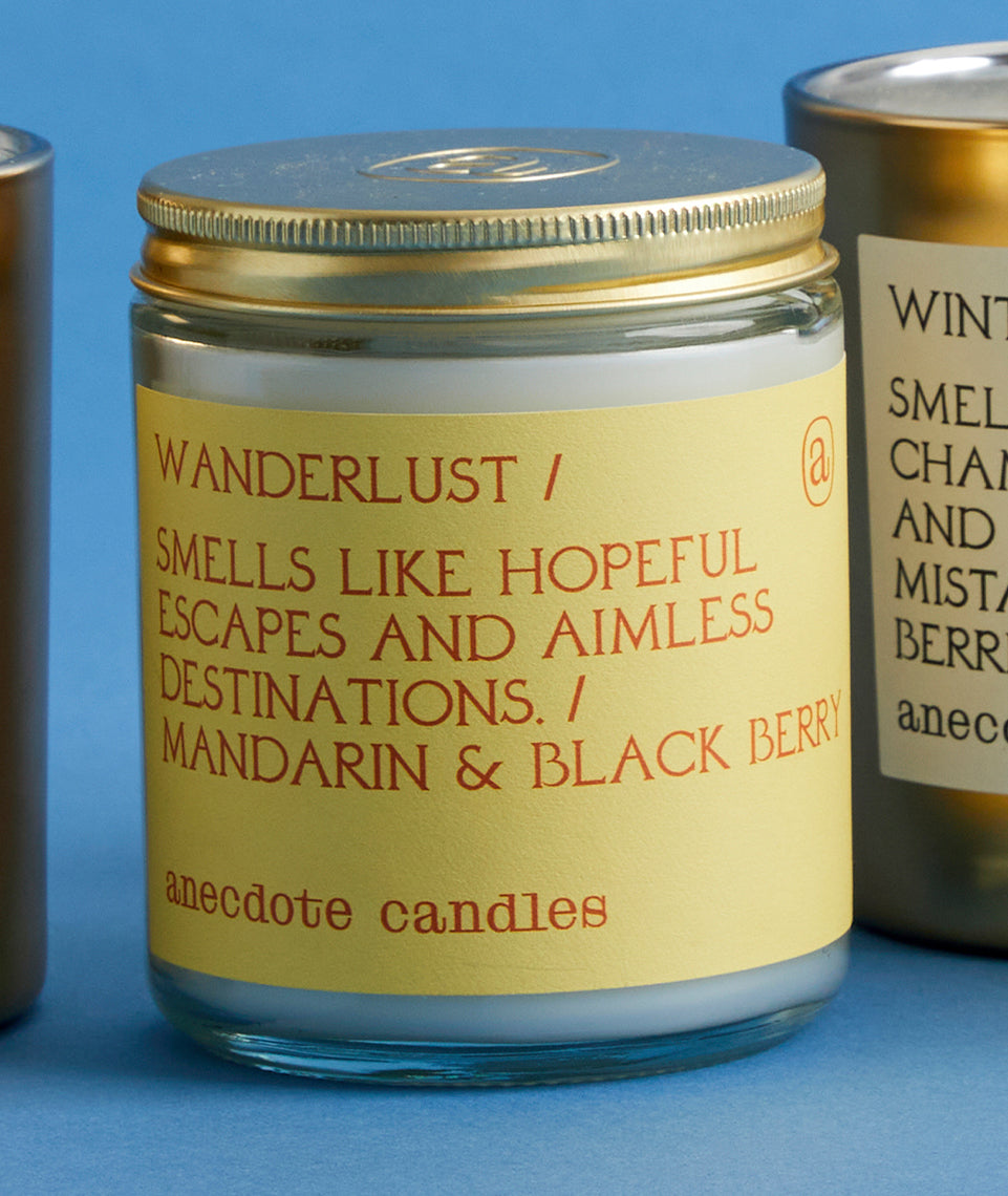 Anecdote Candle in Wanderlust