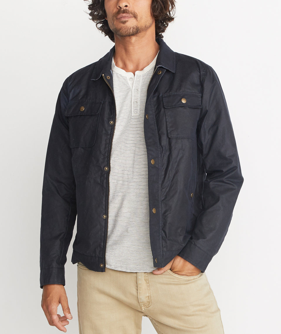 Wax Field Jacket Dark Navy